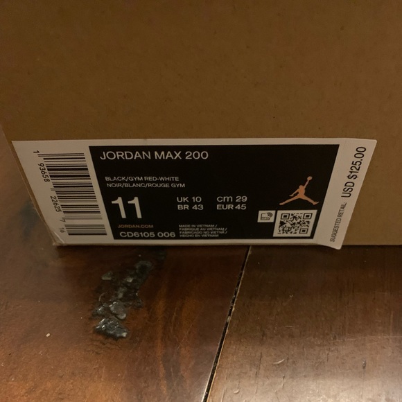 Jordan Air Max 200 XX Bred 🔥 - Picture 6 of 6